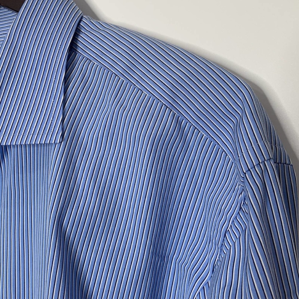 Ralph Lauren BLACK LABEL Italian Dress Shirt 17.5 neck - Picture 2 of 10